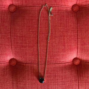 Kate Spade Black & Gold Pendant Necklace